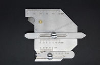 Indicadores de la inspección de la soldadura del ángulo biselado, herramienta de la medida del indicador de la precisión