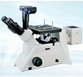 China La cabeza de Trinocular invirtió el microscopio metalúrgico con el interfaz de la cámara digital fábrica