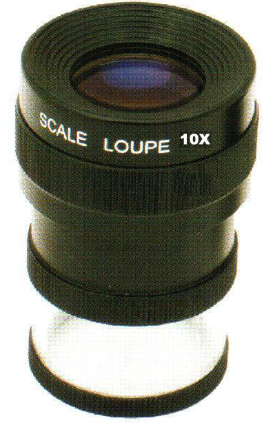Ampliación de bolsillo del microscopio de la superficie de la serie KT-295 caso de cuero duro de 10 x de 21m m